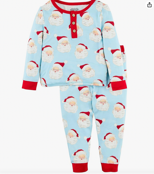 Vintage Santa Pajama Set