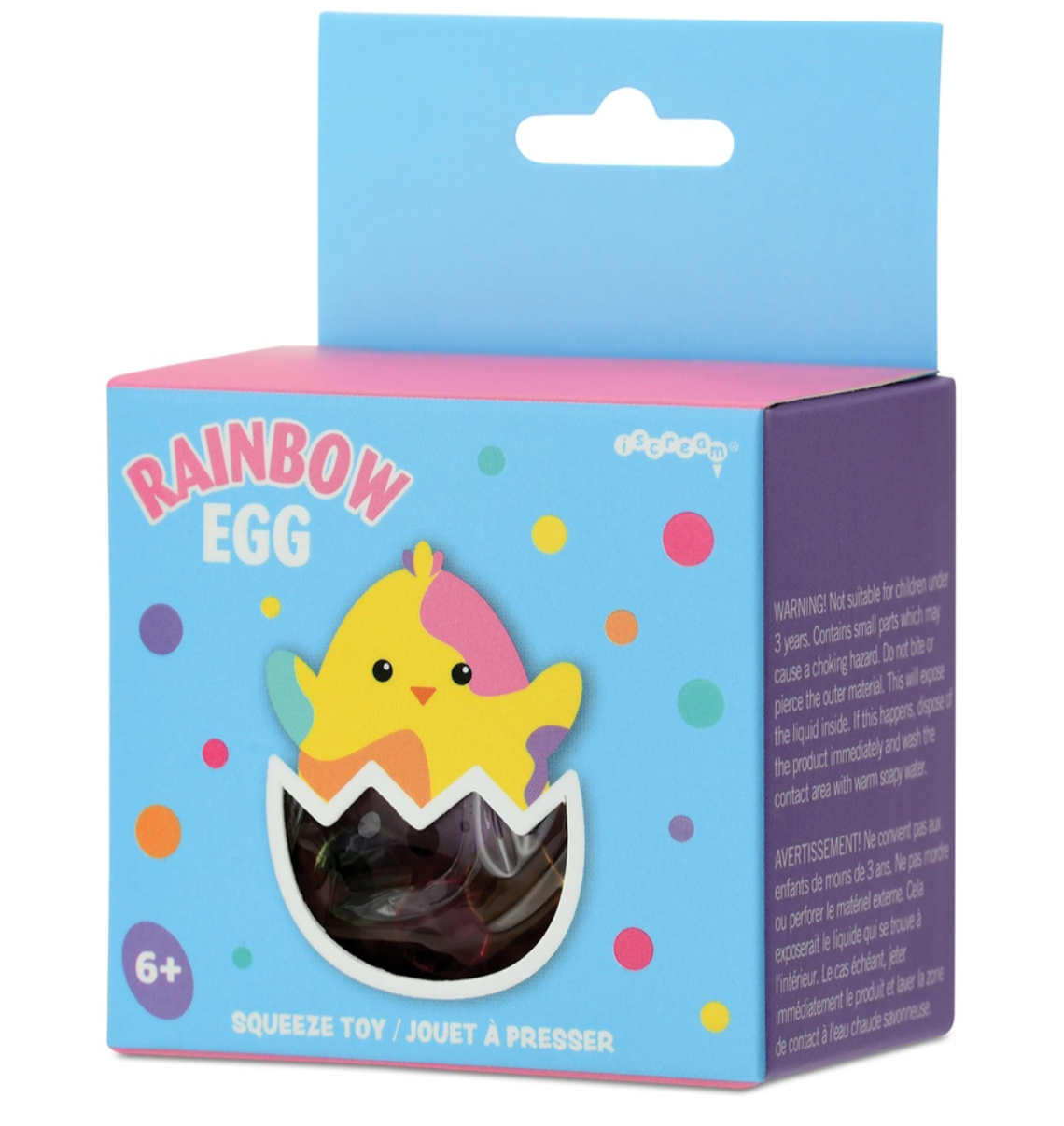 Rainbow Egg Squeeze Toy