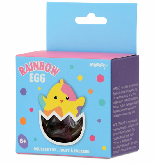 Rainbow Egg Squeeze Toy