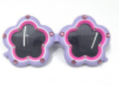 Crystallized Flower Shape Sunglasses