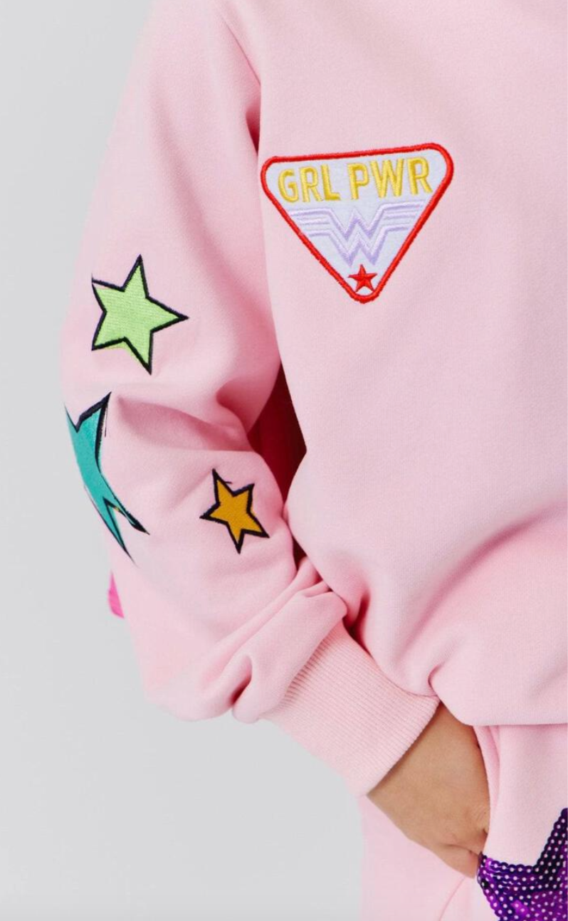 Wonder Woman Pink Set with Cape