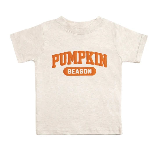 Pumpkin Season Puff Ink Short Sleeve T-Shirt