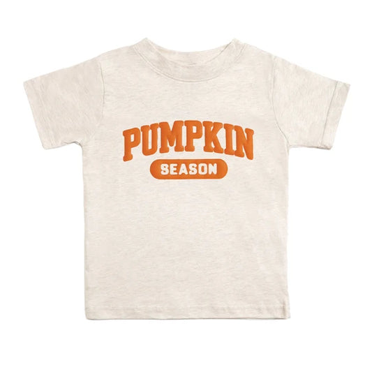 Pumpkin Season Puff Ink Short Sleeve T-Shirt