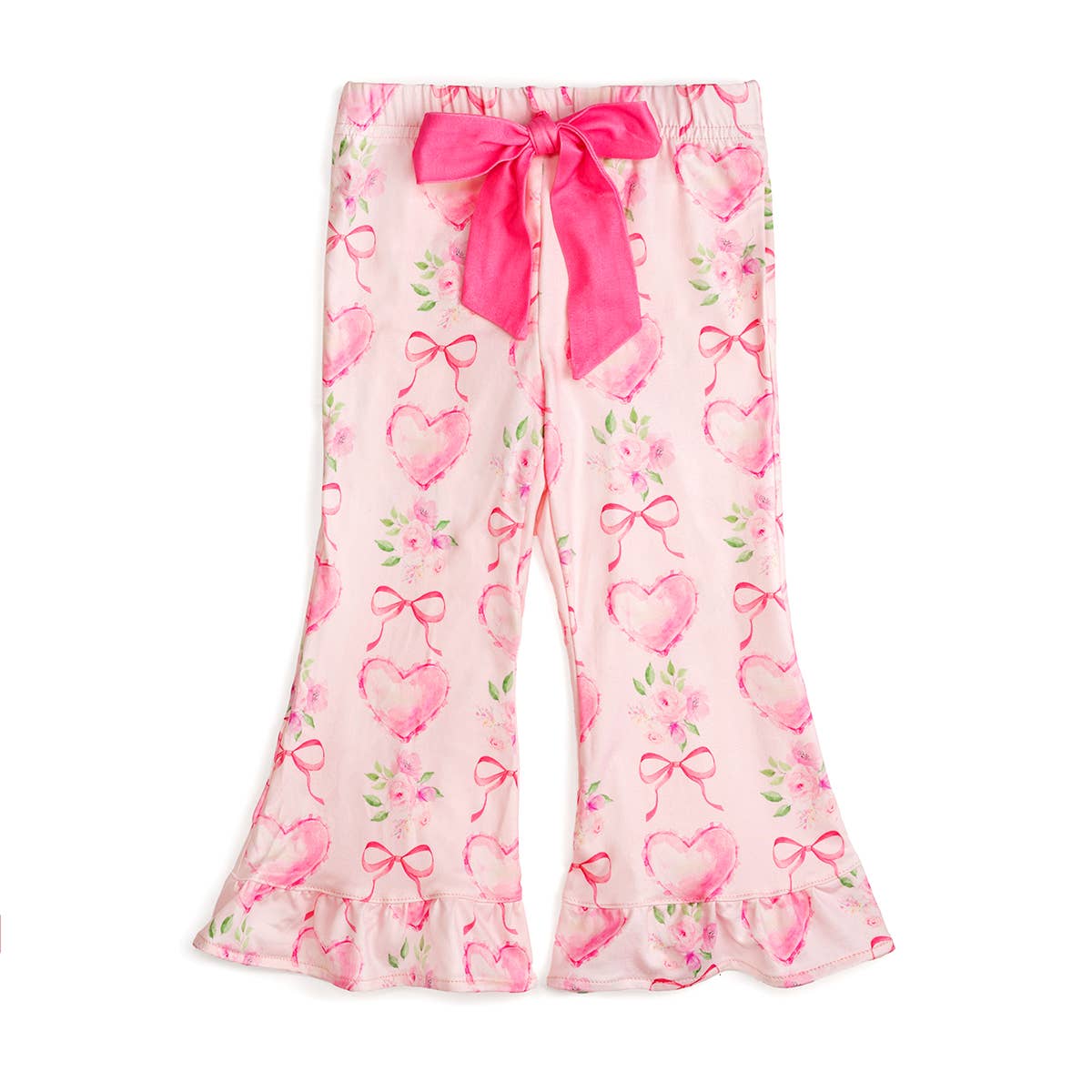 Heart Floral Trellis Valentine's Day Lounge Set - Mommy & Me