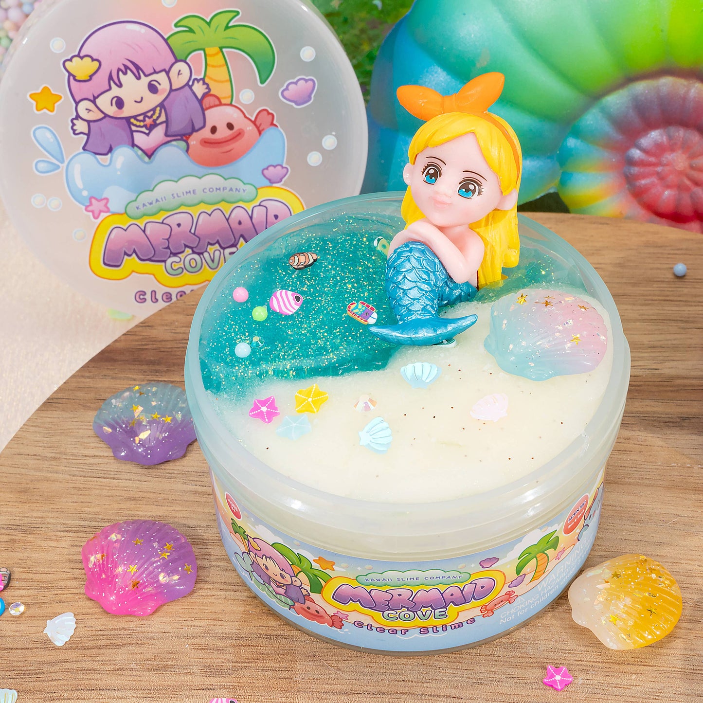 Mermaid Cove Clear Slime (4pcs/case)