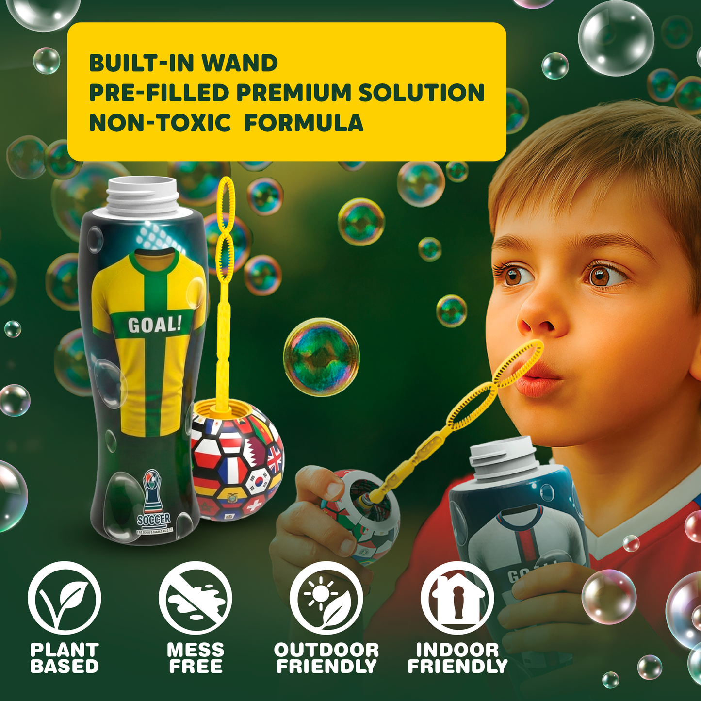 The Unspillables Soccer Bubbles PDQ