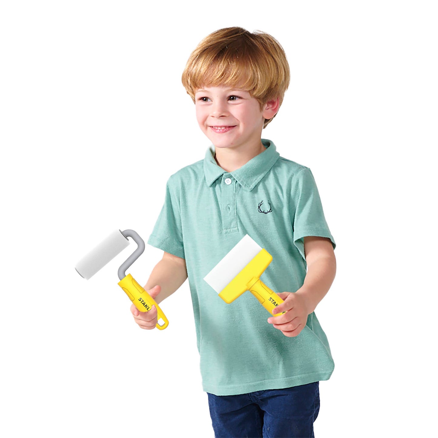 Red Toolbox - Stanley Jr. Deluxe Kid's Painters Set