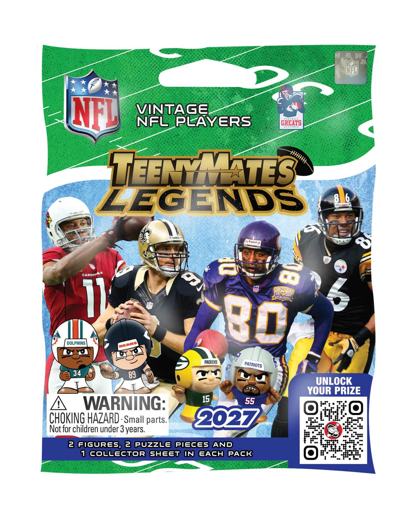 TeenyMates NFL Legends Collector Tin Series 2027