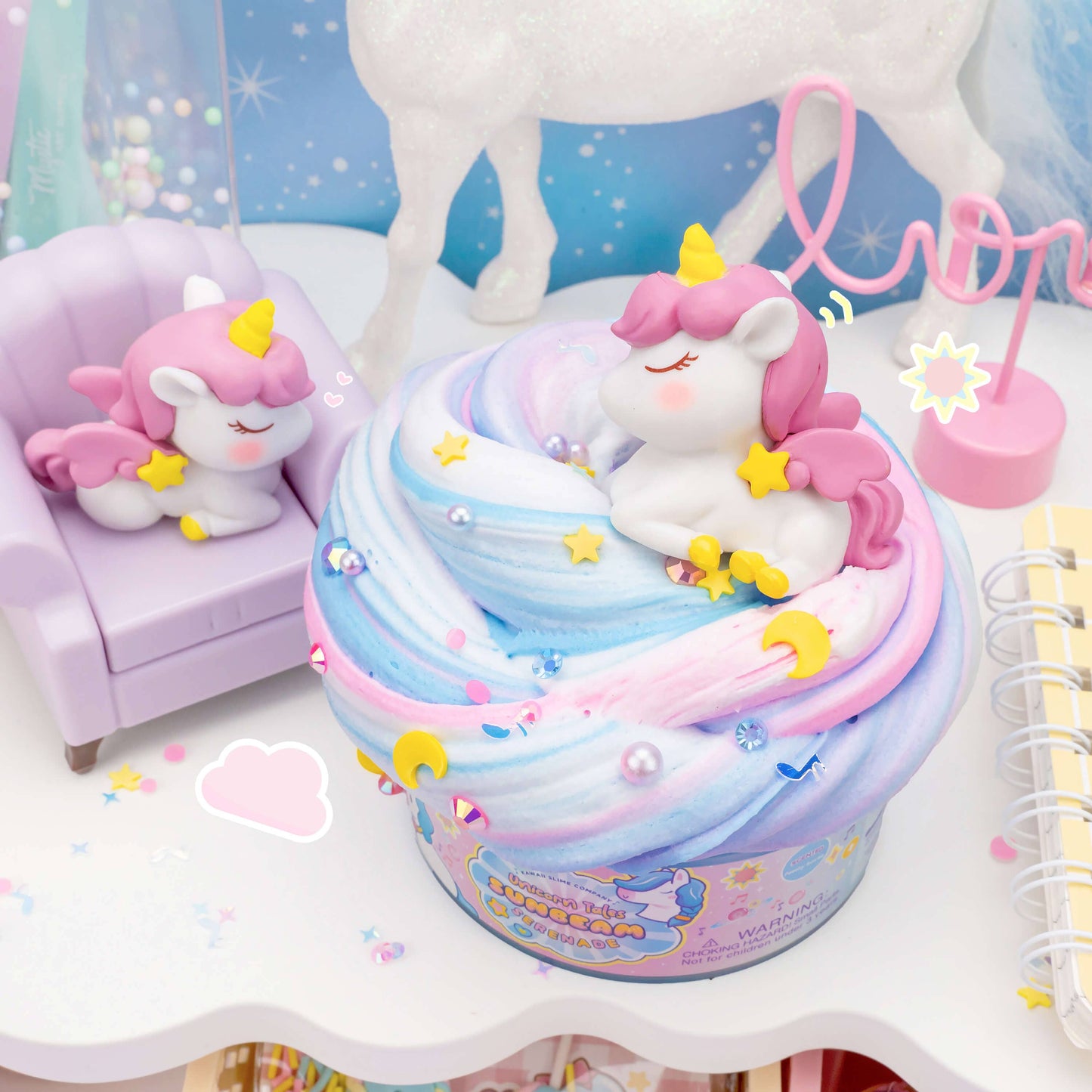 Unicorn Tales Sunbeam Serenade Butter Signature Dome™ Slime (4pcs/case)