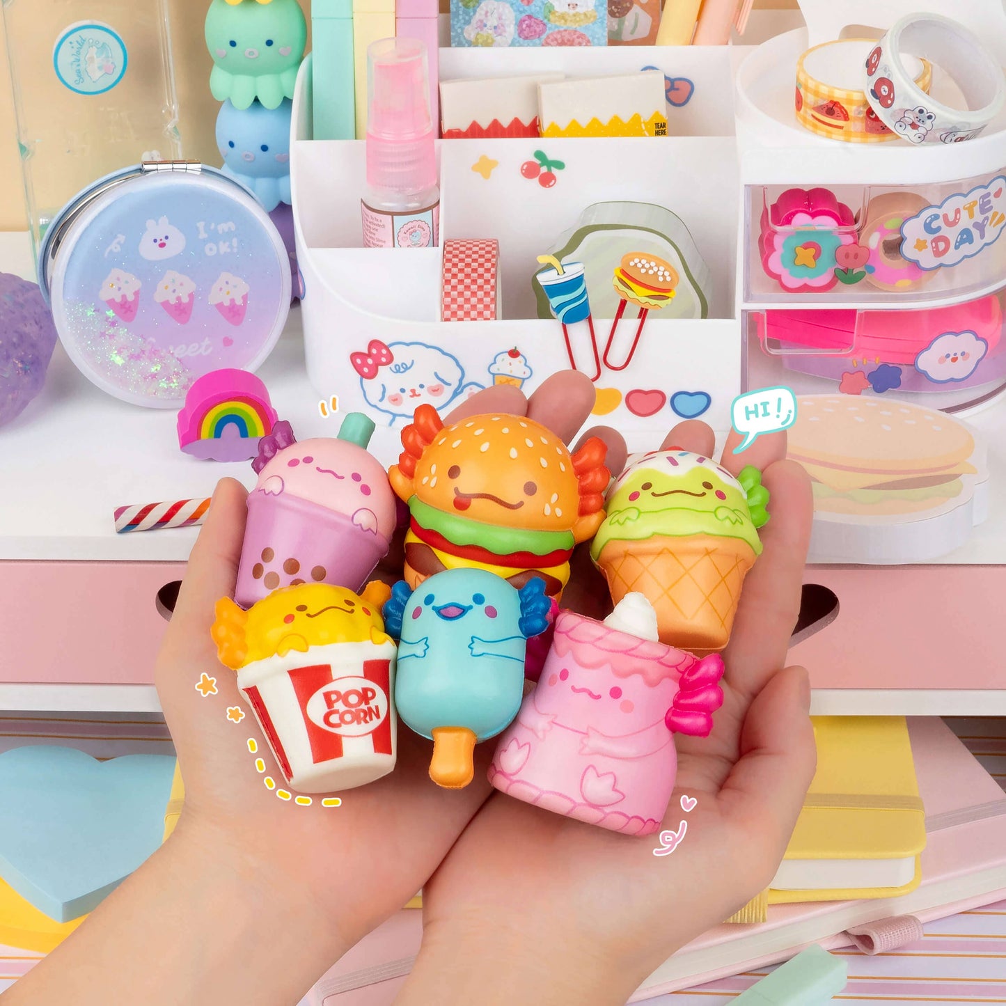 Snaxolotl Mini Squishy Toy PDQ (24pcs/case)