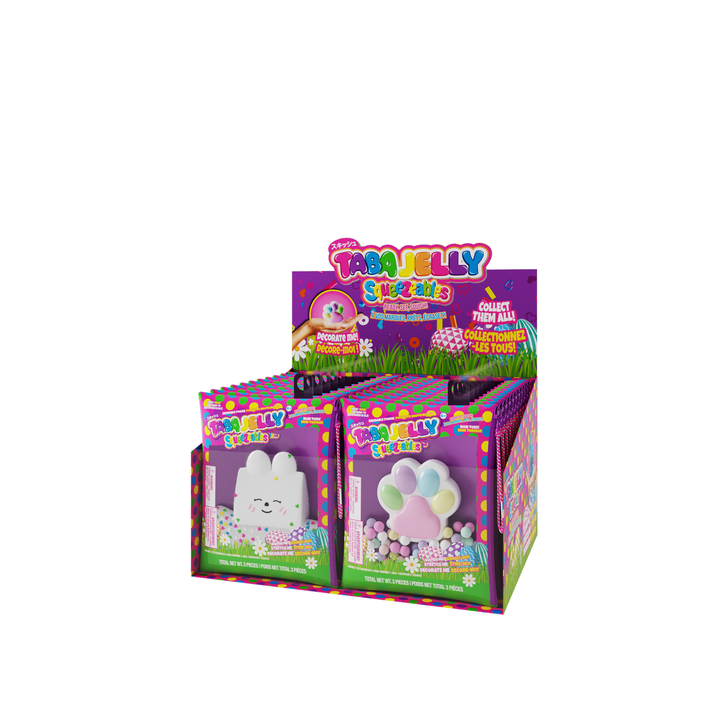 TABA JELLY SQUISHY TOYS EASTER