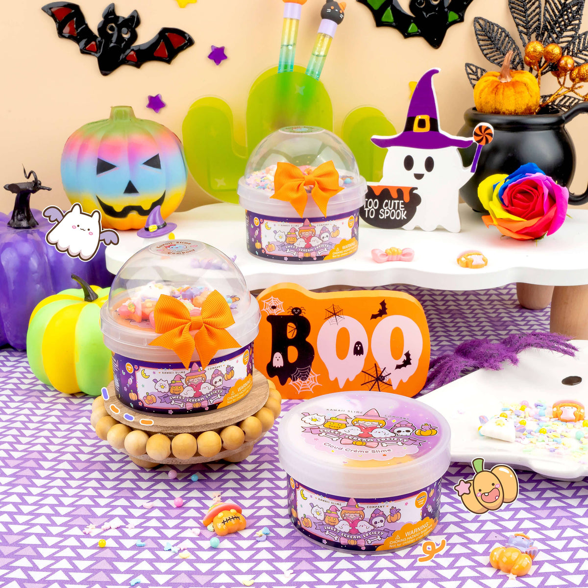 Sweet Scream Society 2 in 1 Signature Dome™ Slime (4pcs/case)