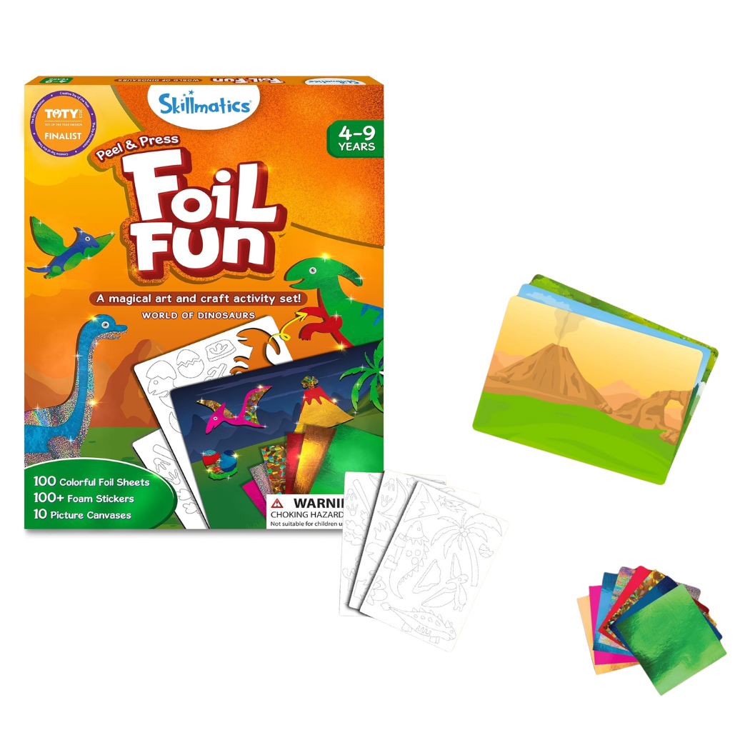 Skillmatics - Foil Fun - Dinosaurs No Mess Art for Kids