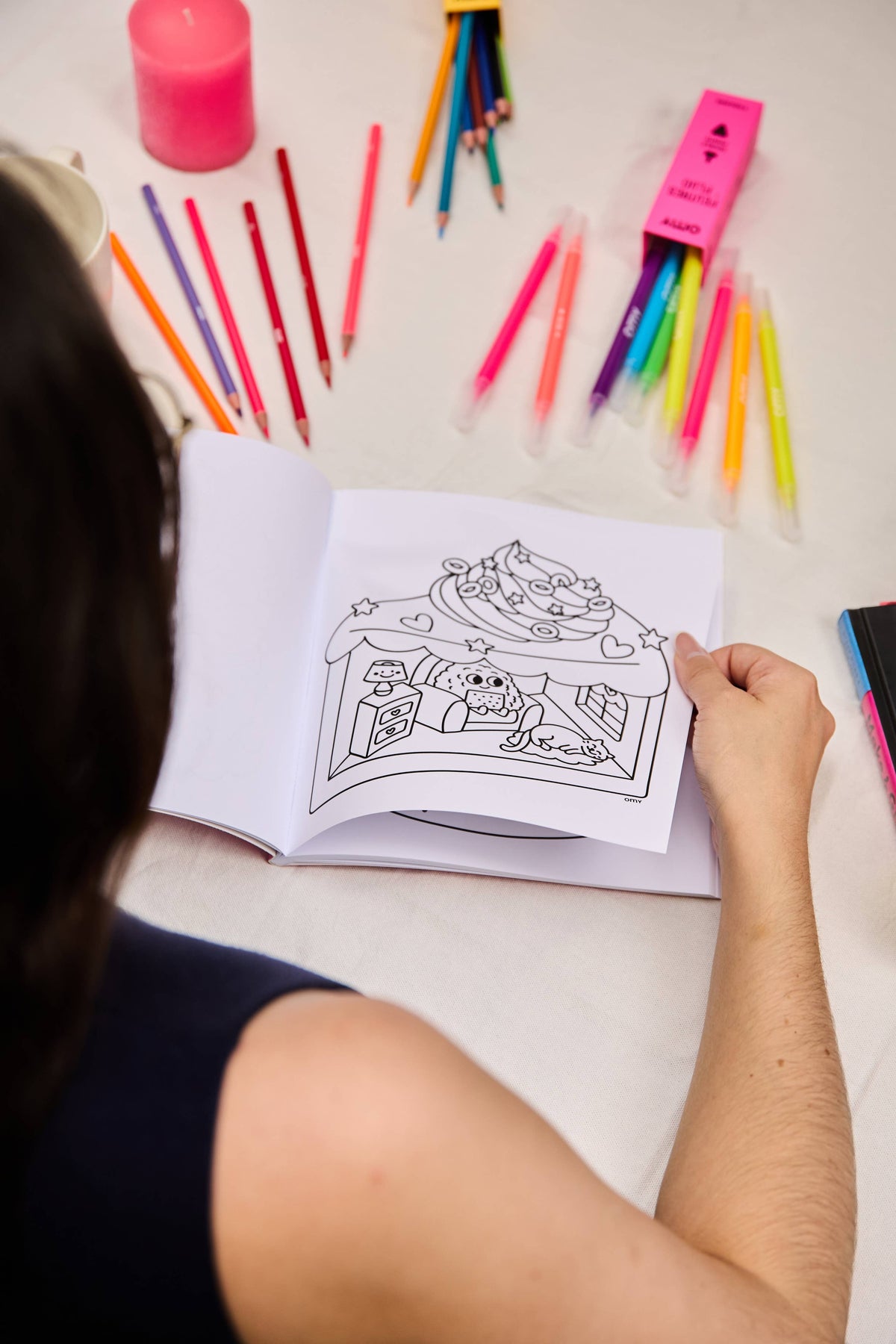 COZY ART COLORING BOOK - KAWAII