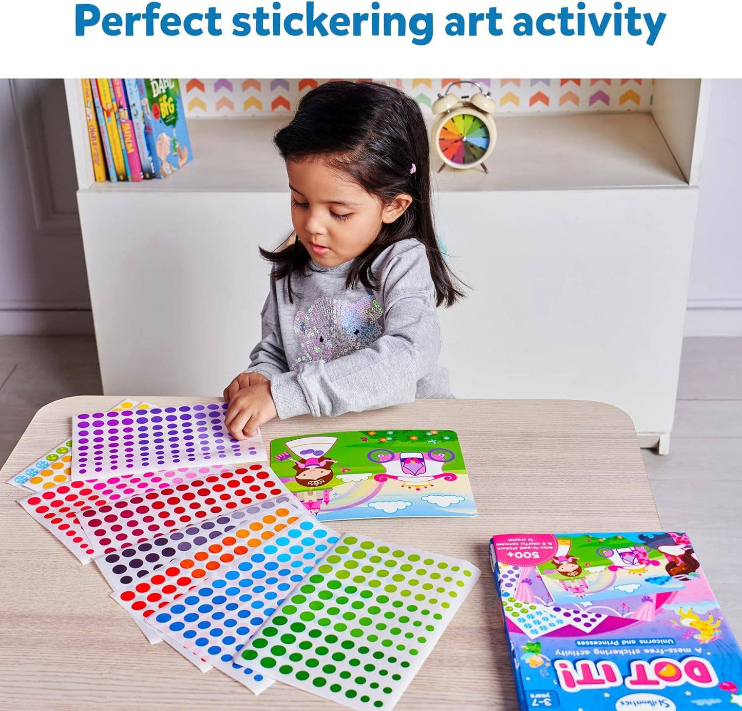 Skillmatics - Dot It Unicorn & Princess Sticker Art for Kids