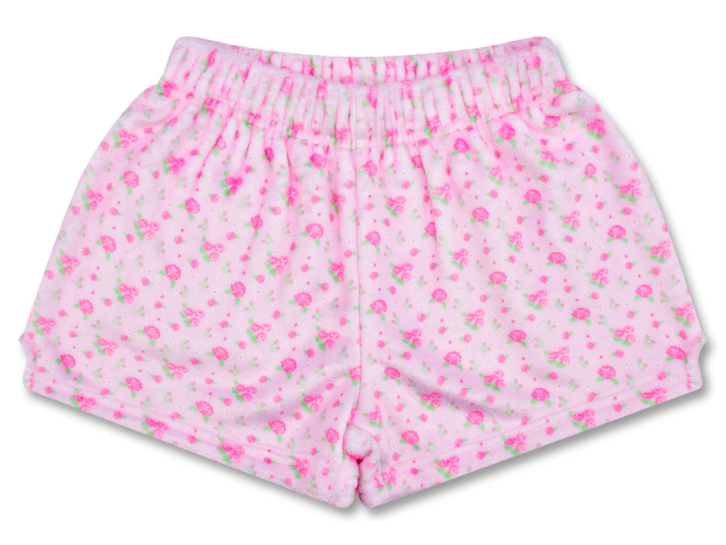 Pretty in Pink Plush Shorts (Small -(6-8))