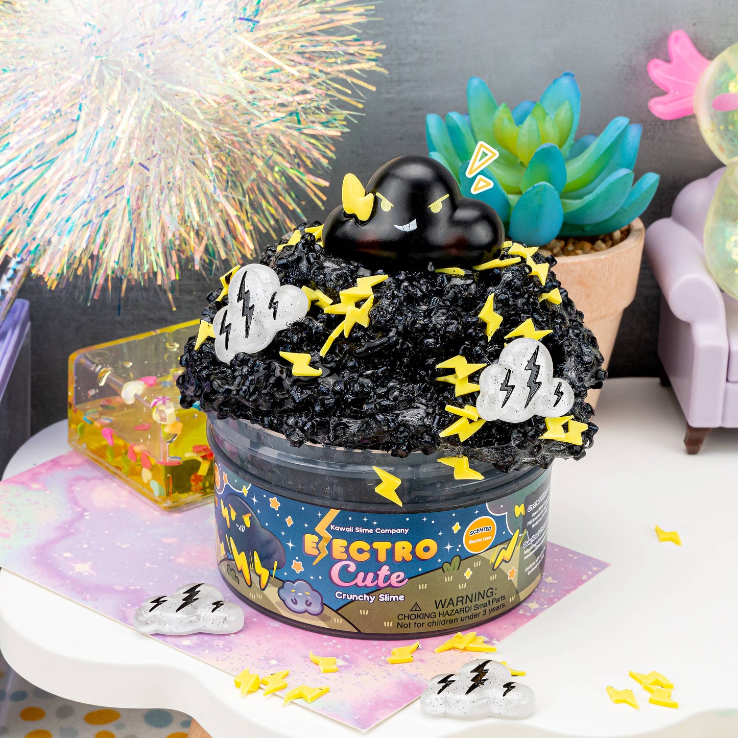 Electro-Cute Crunchy Bingsu Slime (4pcs/case)