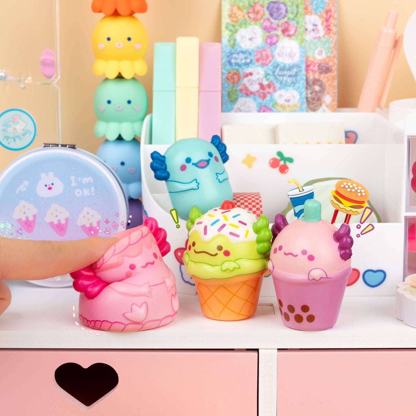 Snaxolotl Mini Squishy Toy PDQ (24pcs/case)