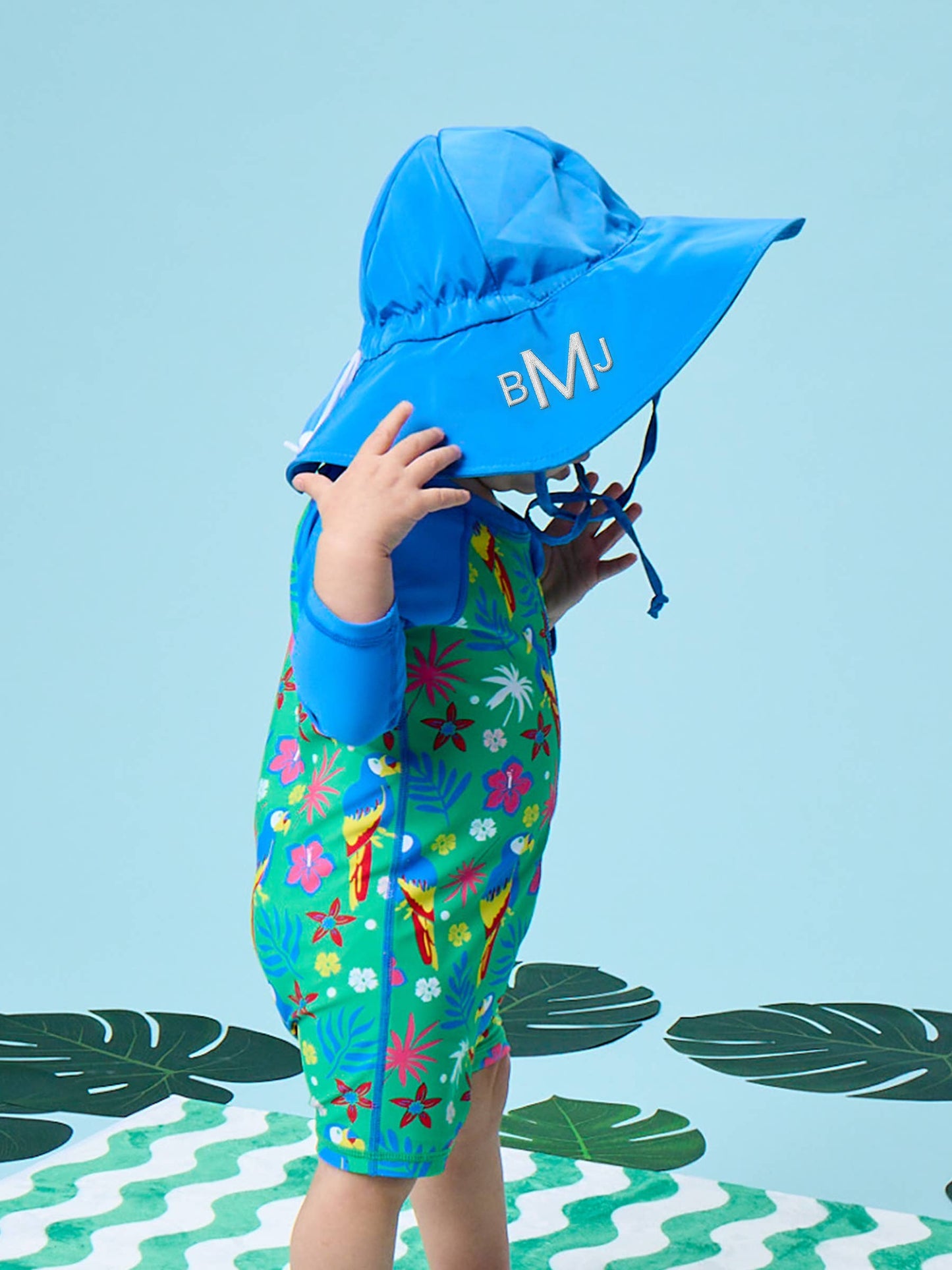 Kids Sonic Blue Sun Protective Hat