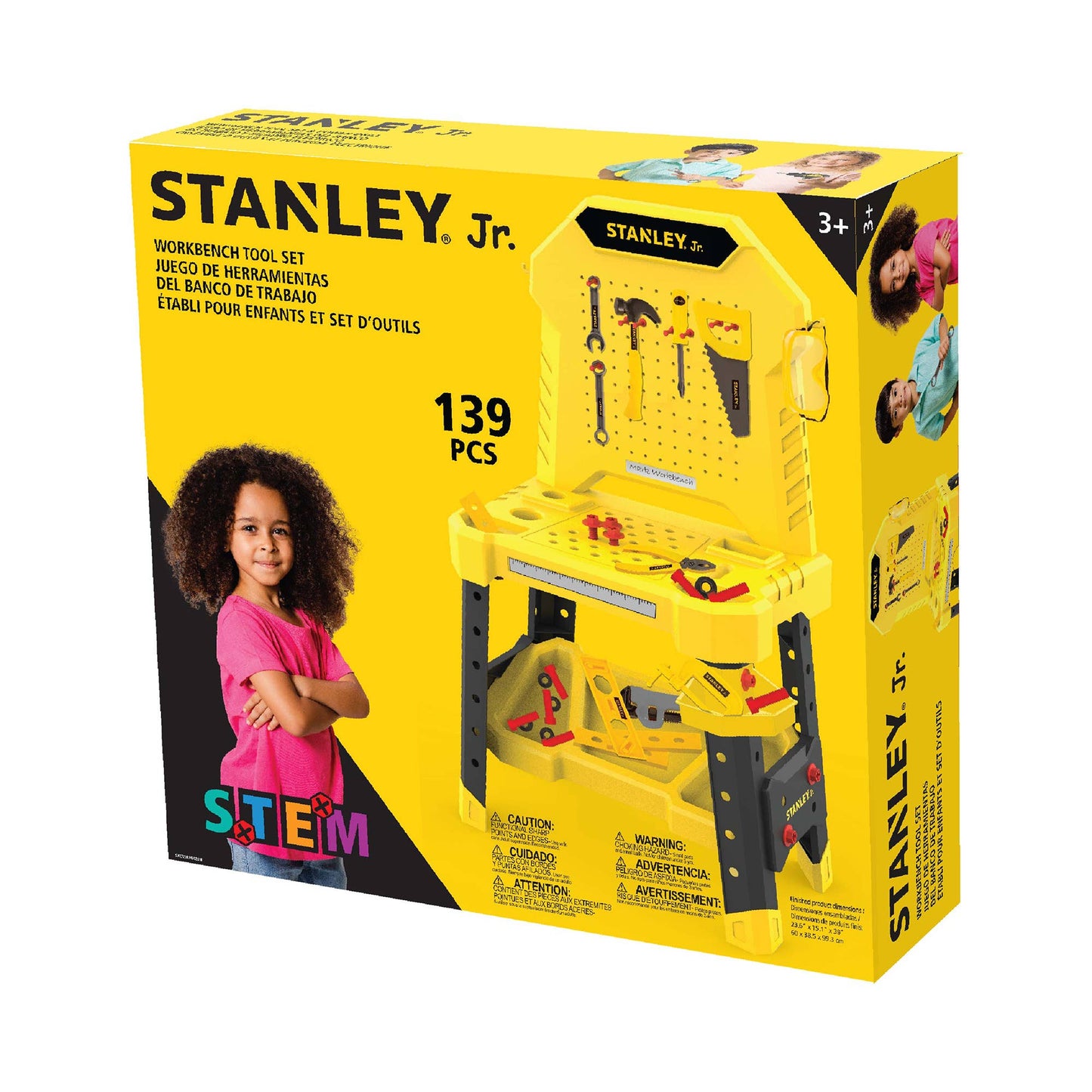 Red Toolbox Stanley Jr. Pretend Play Workbench & Toolset