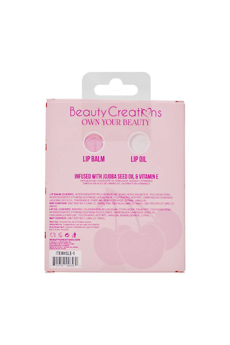 Beauty Creations SLE-1 Cherry Sweet Lips Essentials Set - 6