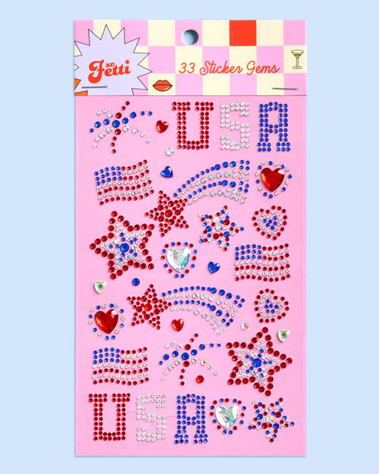 USA Face Gems | patriotic, fourth july, festival