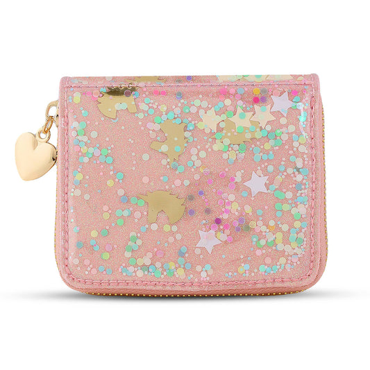 Sprinkle Kindness Confetti Wallet: Unicorn