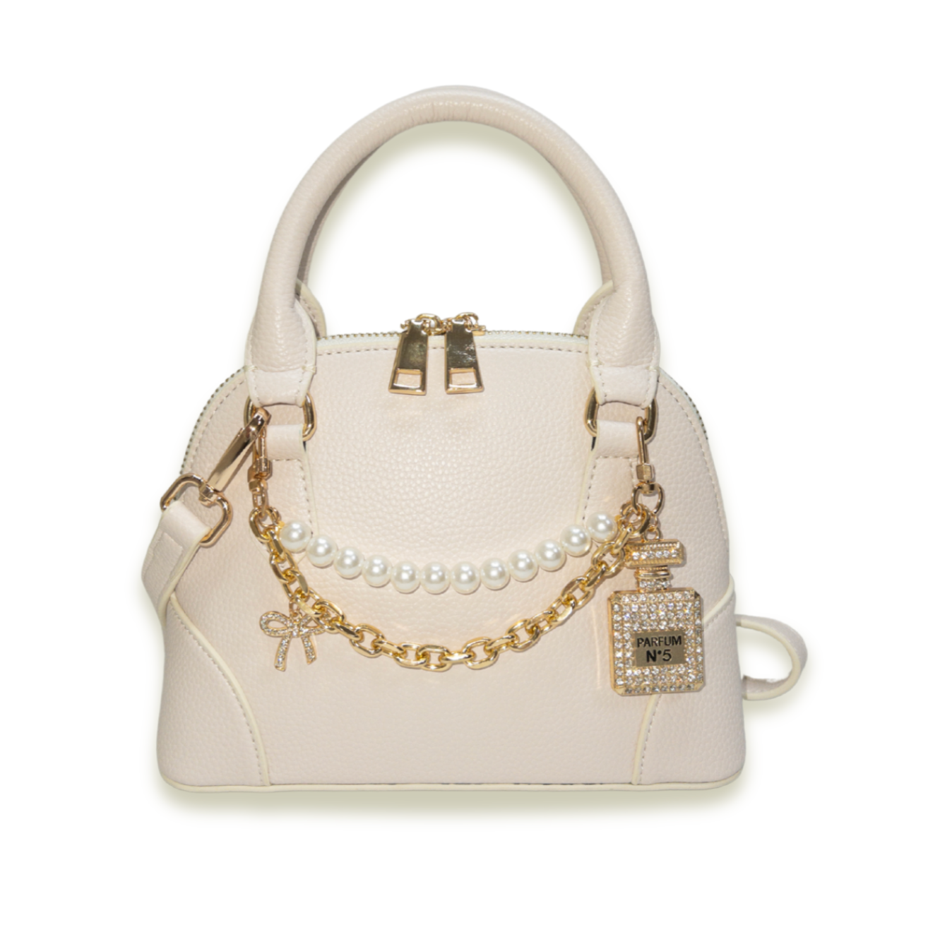 Charlotte + Coco Pearl Chain: Hot Pink