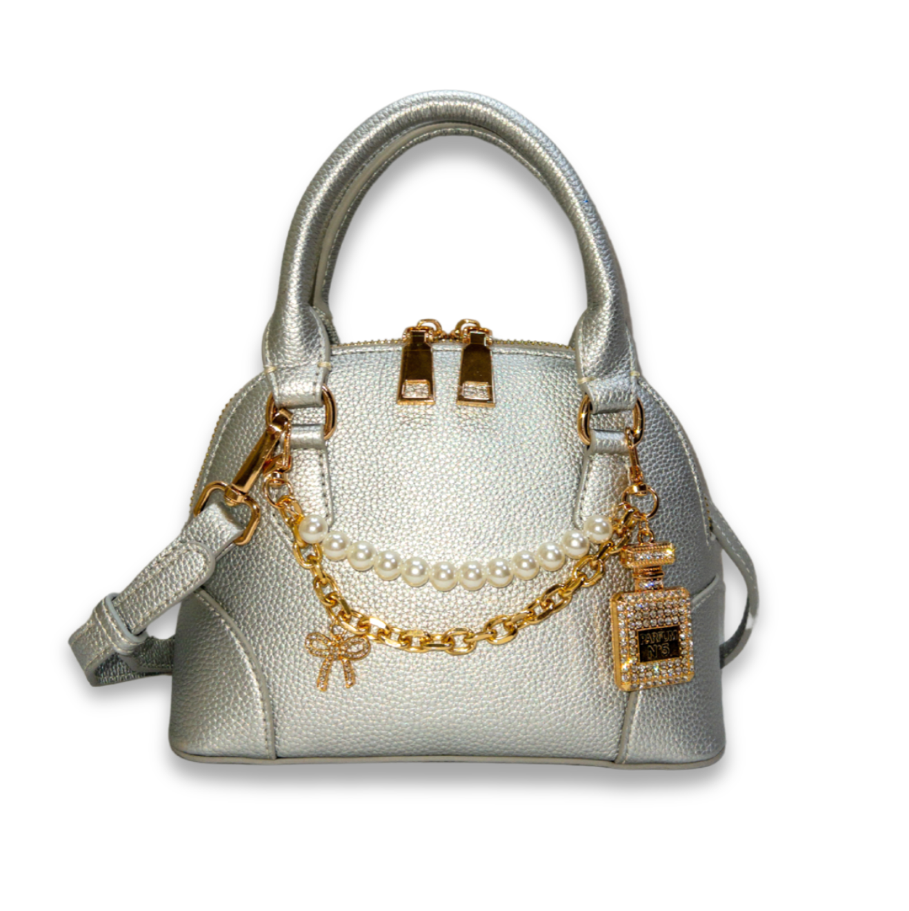 Charlotte + Coco Pearl Chain: Hot Pink