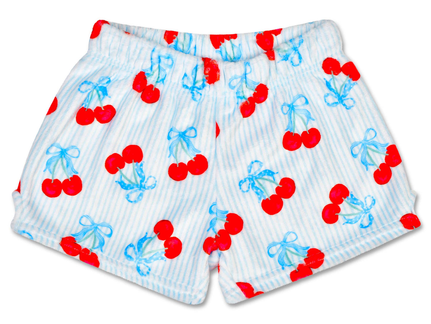 Cherry on Top Plush Shorts (Youth Large (14))