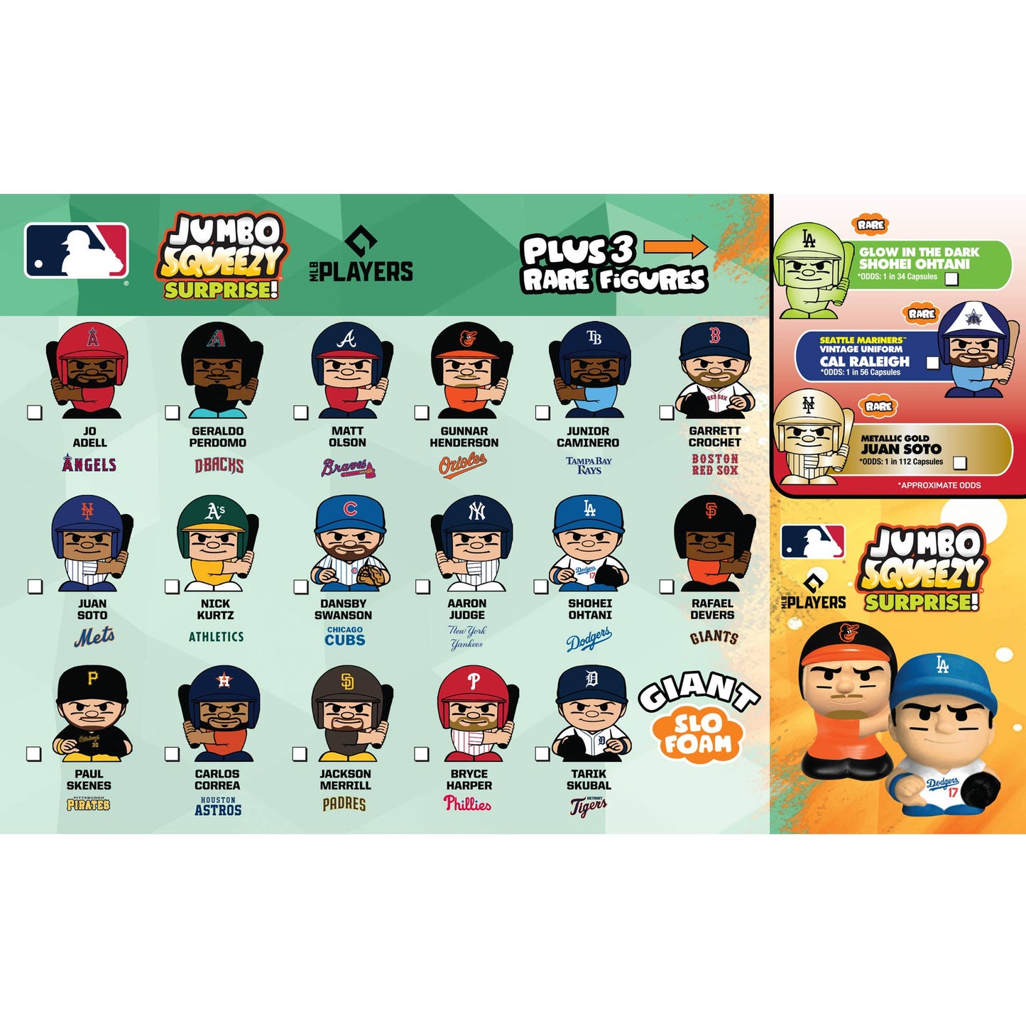 MLB Jumbo Squeezy Capsule 2026 Display