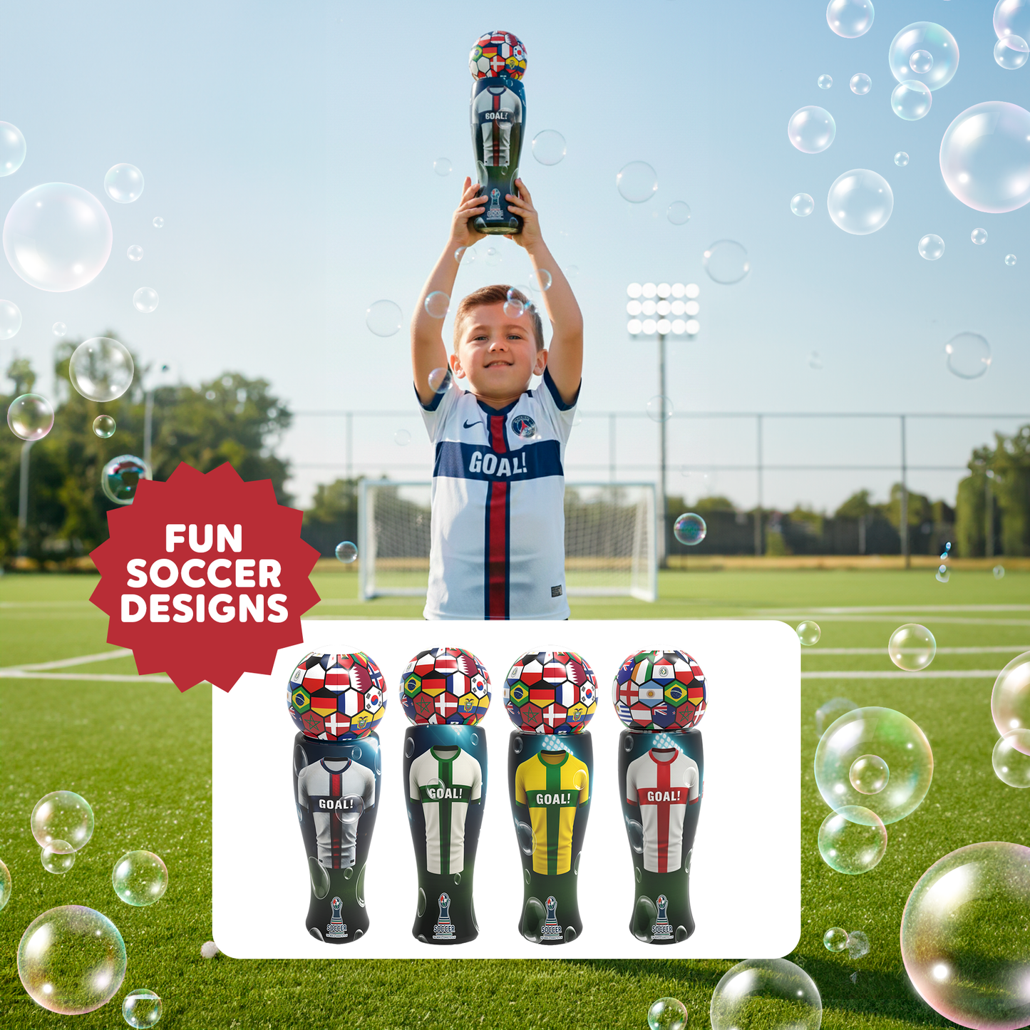 The Unspillables Soccer Bubbles PDQ
