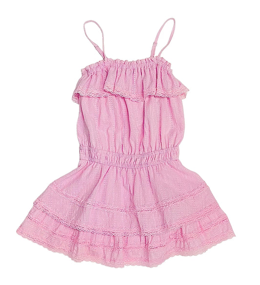 Flowers by Zoe Tween Pink Ruffle Dress