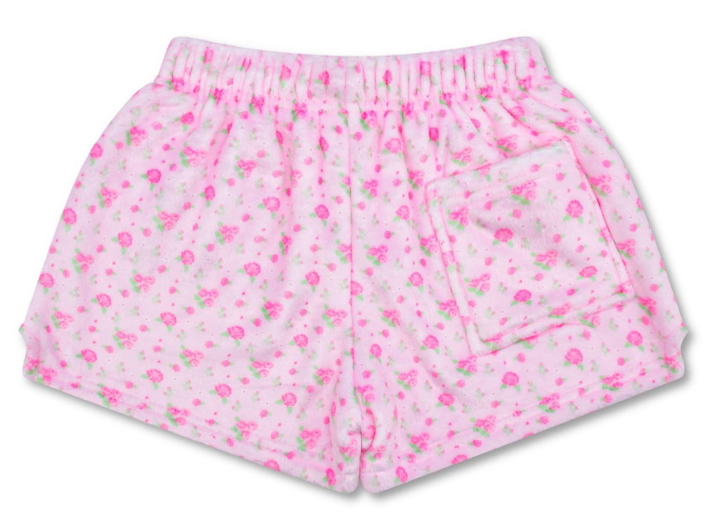 Pretty in Pink Plush Shorts (Small -(6-8))
