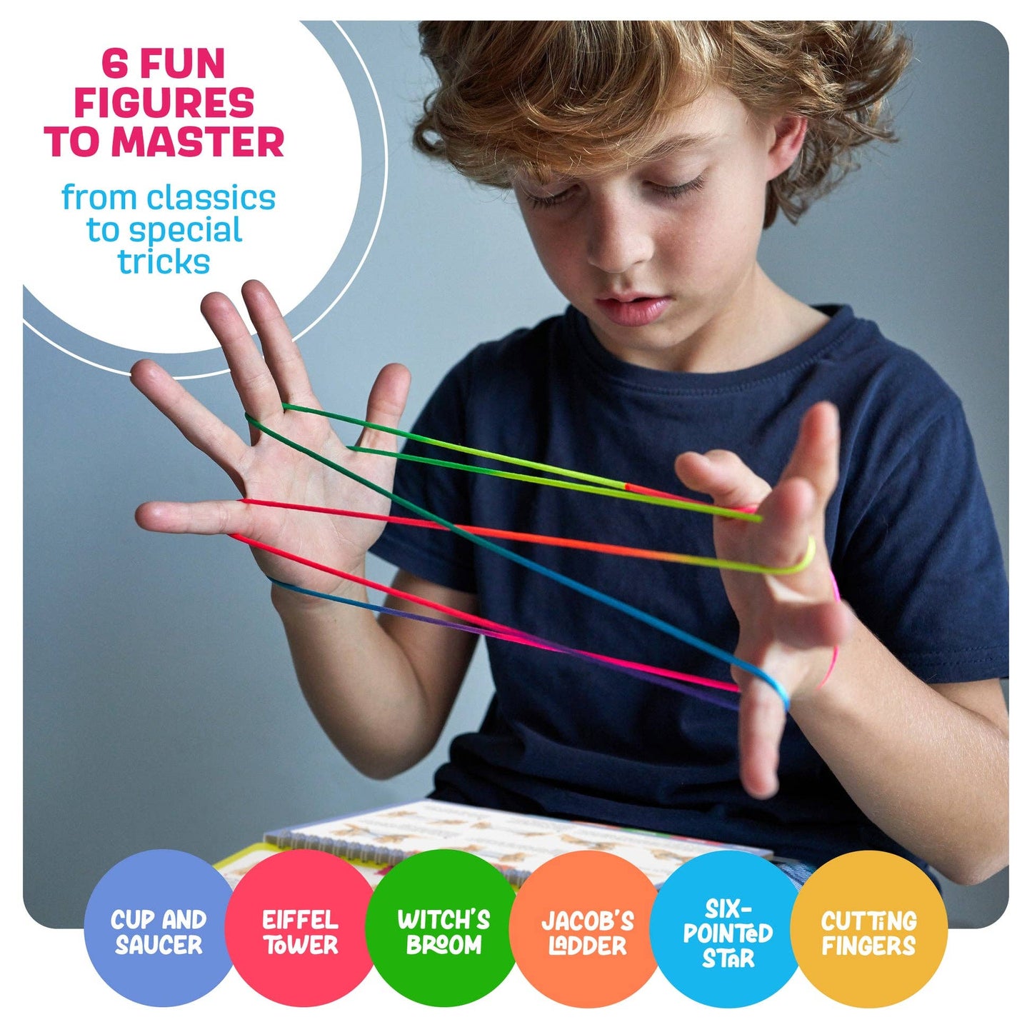 Dan&Darci Cat’s Cradle String Game Book w/ String