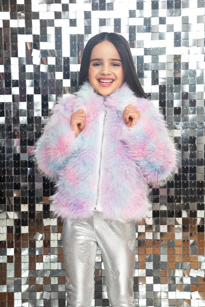 SHAG JACKET PINK