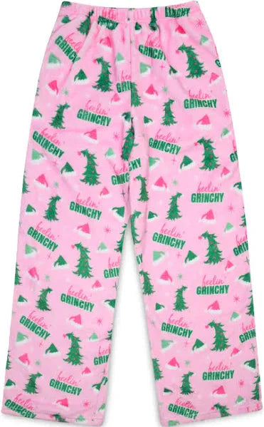 Feelin Grinchy Plush Pants