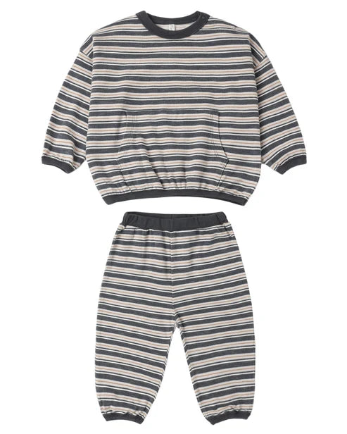 Relaxed Set Blue Stripe