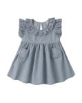 SOPHIE DRESS CHAMBRAY CHAMBRAY