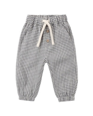 GIOVANI PANT MIDNIGHT GINGHAM