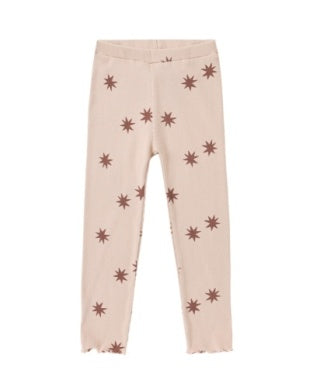Coast Ribbed Legging Clay Stars