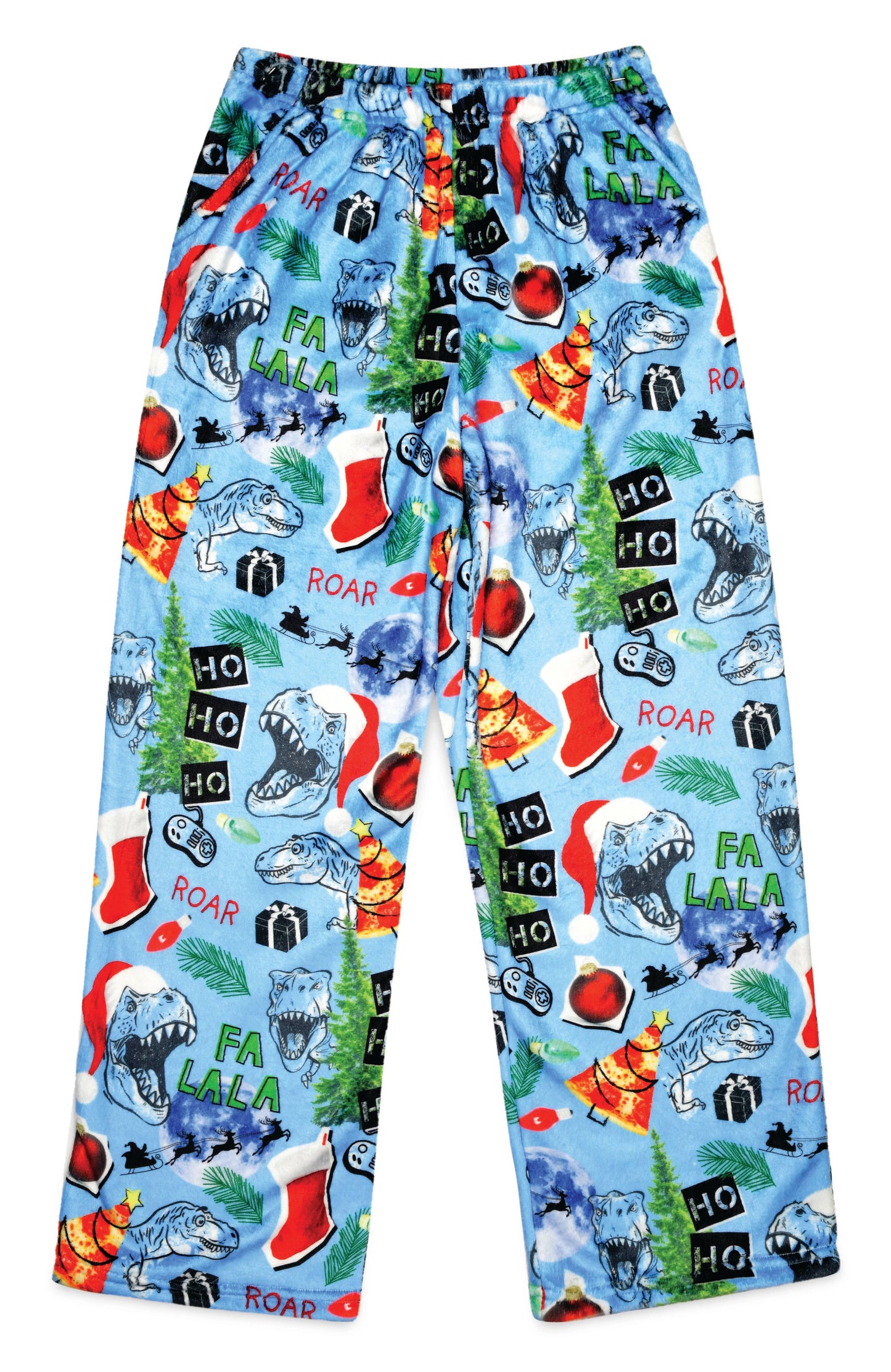 MERRY REX-MAS PLUSH PANTS-L