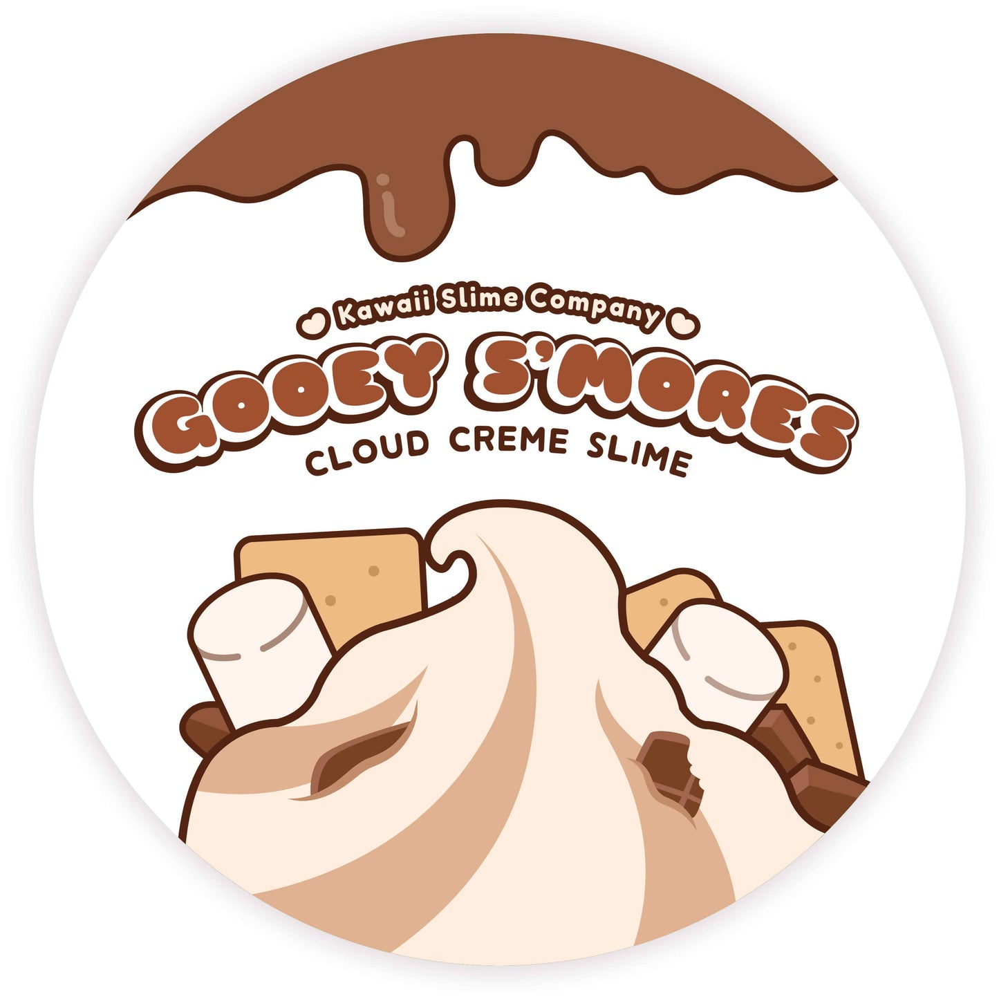 Gooey S'mores Cloud Creme Slime