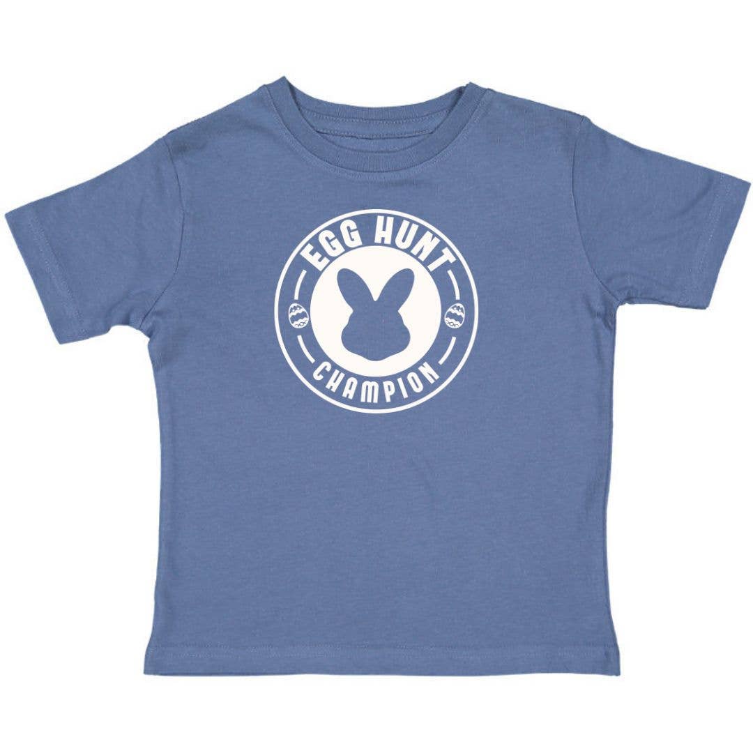 Egg Hunt Champion Short Sleeve Shirt - Kids Easter Tee
